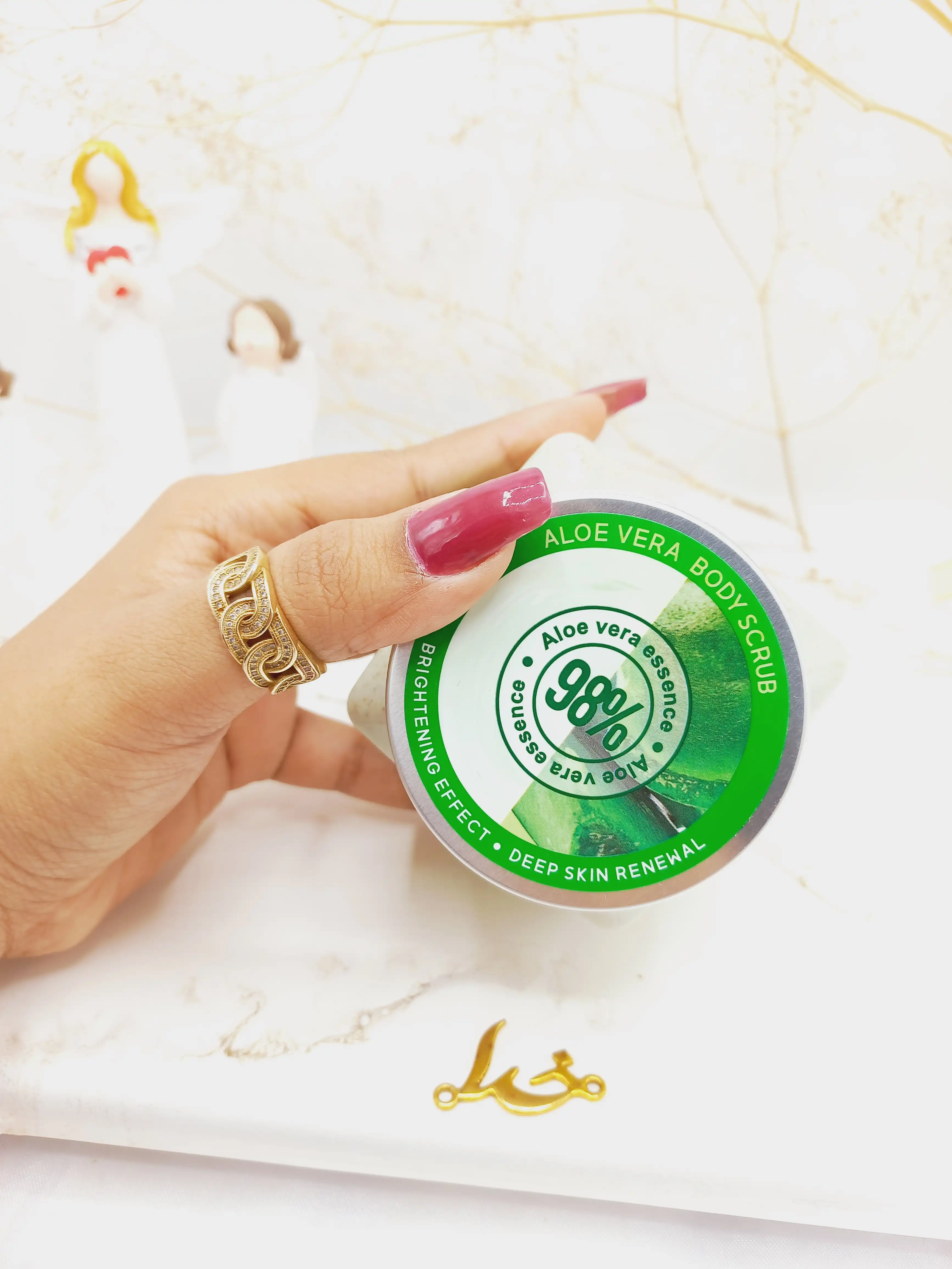 اسکراب شنی بدن کاسه ای آلوورا 320میل کاریته karite