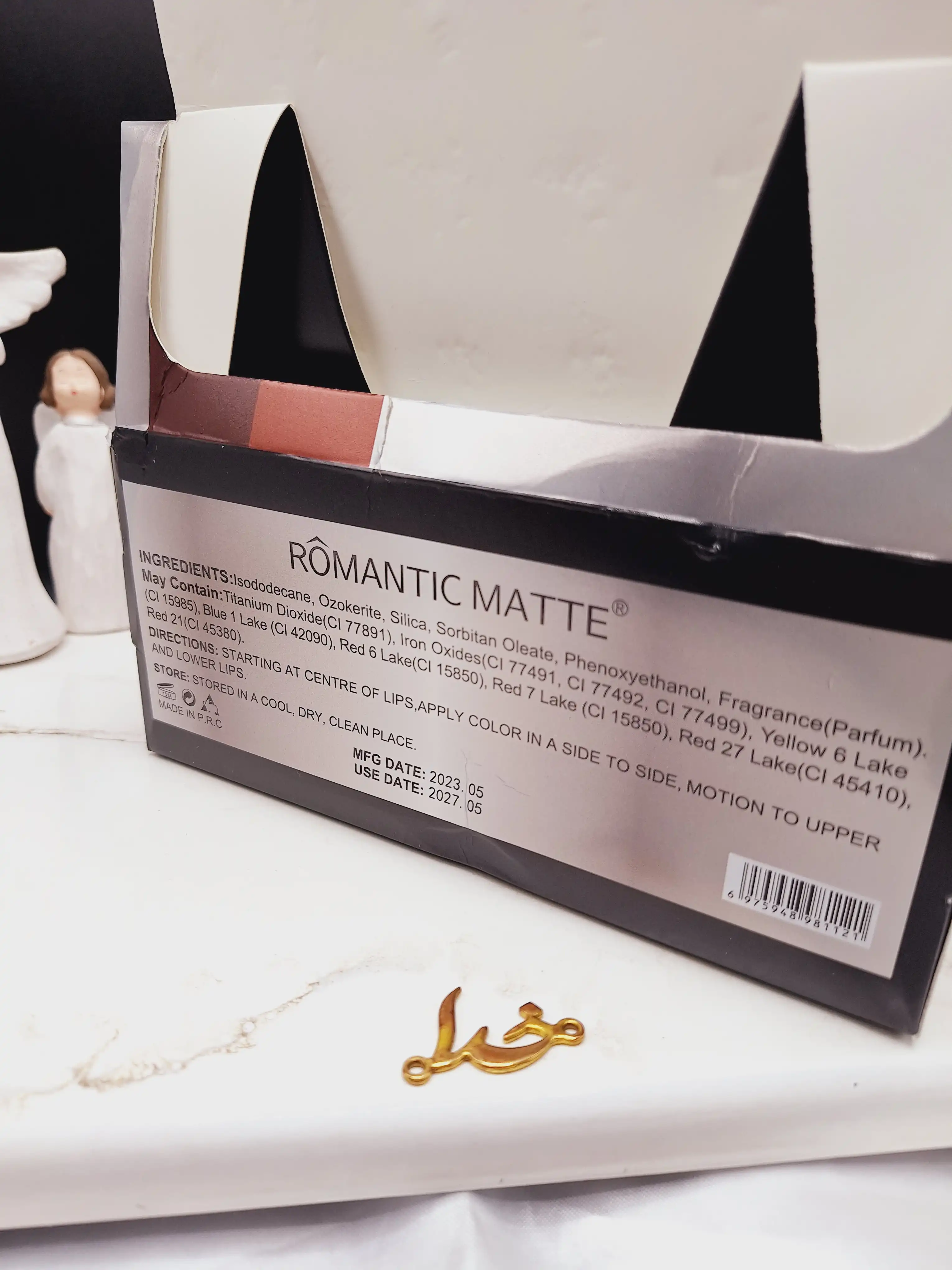 پک 6تایی رژ مایع برند رومانتیک مات ROMANTIC 3 کد RY_1121