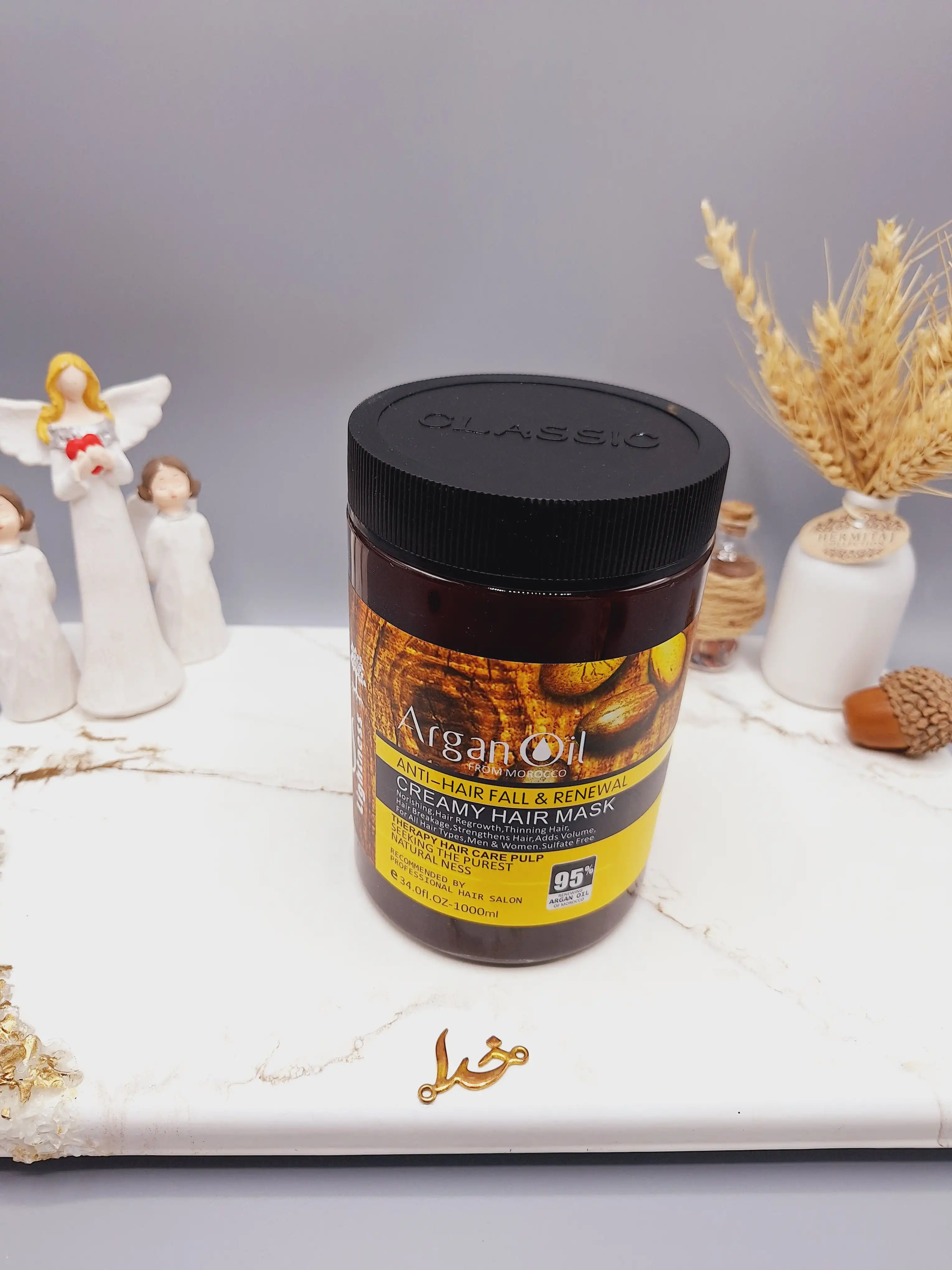 ماسک مو آرگان کراتینه اصلی مراکشی ساخت اسلواکی لایتنس 900 میل 95% ARGAN OIL (بدون جعبه)
