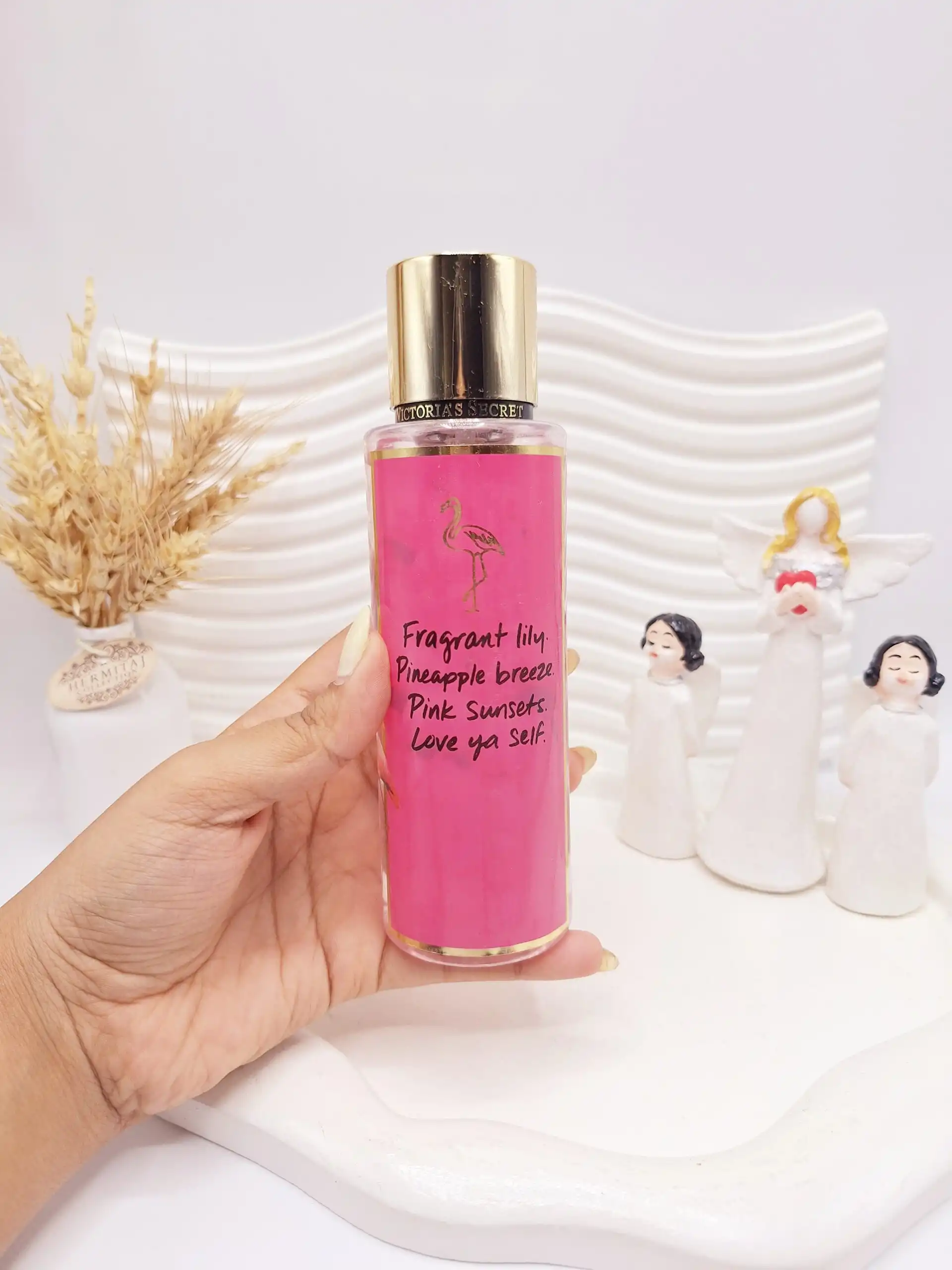 بادی اسپلش ویکتوریا سکرت مدل GOOD VIBES OR goodbye حجم 250 میل اورجینال