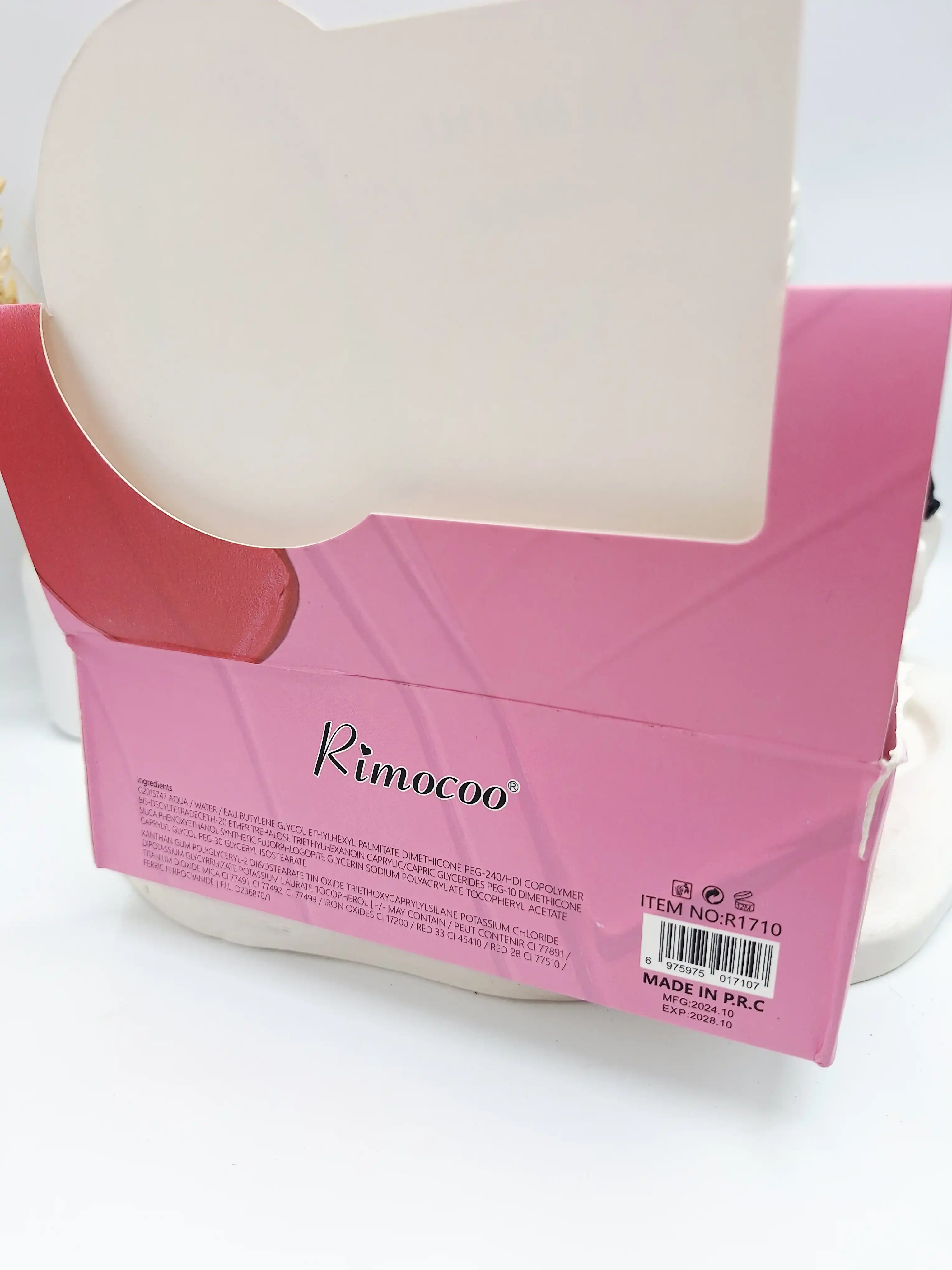 رژگونه کریستالی برند Rimocoo (ریمکو) مدل Crystal Blush کد R1710