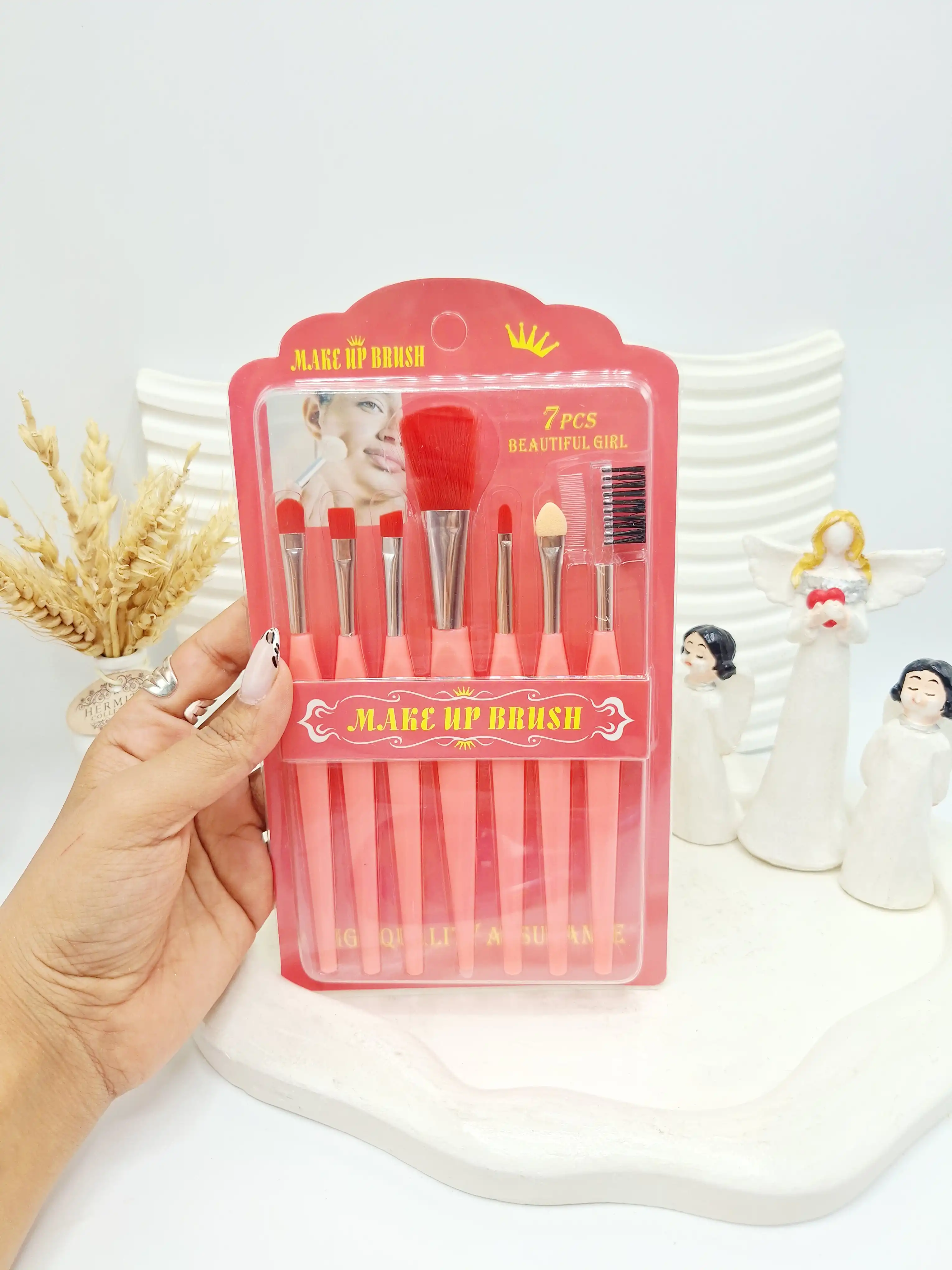 براش 7 تیکه کاربردی زیبا جعبه دار