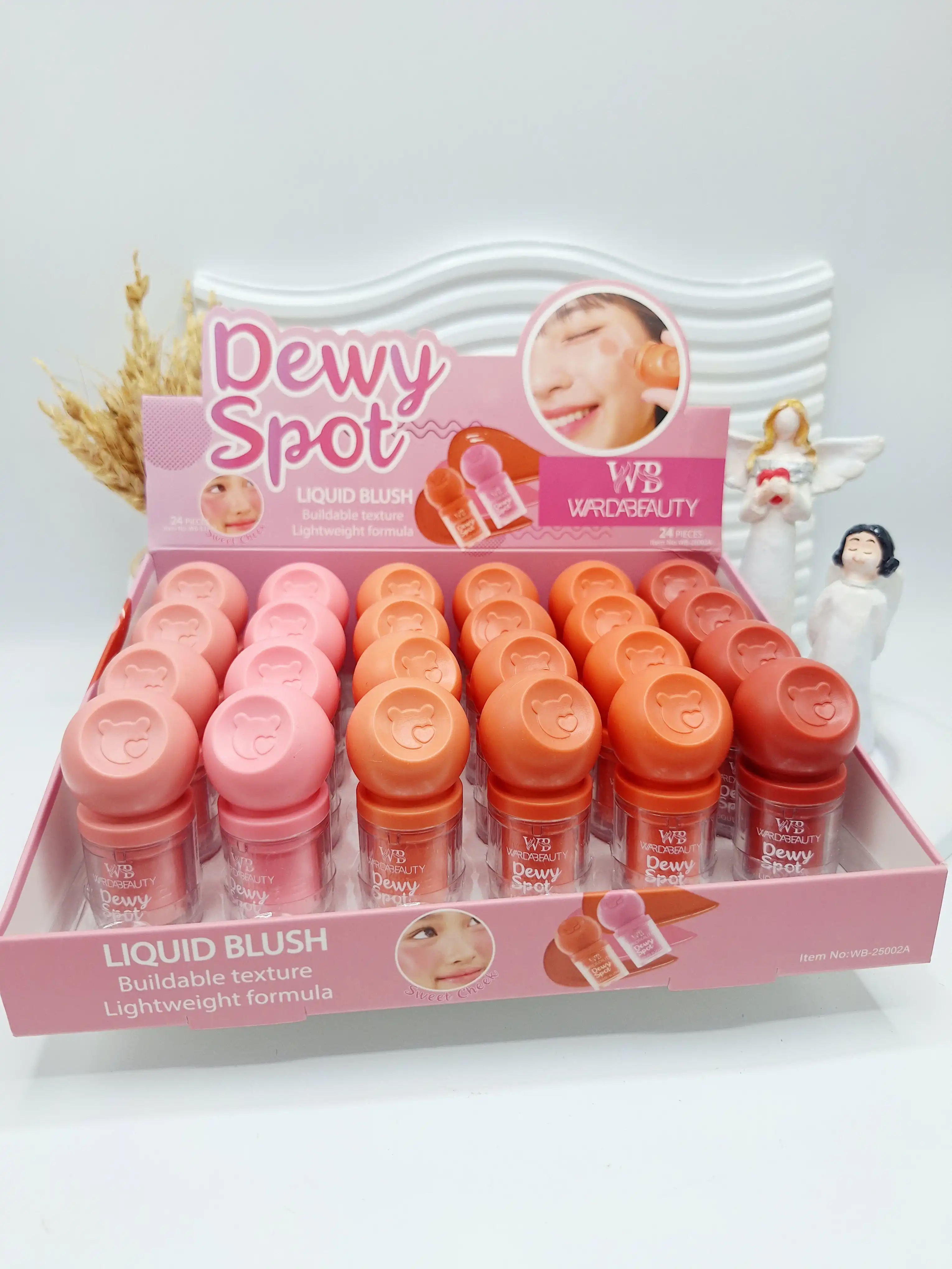 رژ گونه خوش رنگ طرح خرس برند BLUSH کد 25002