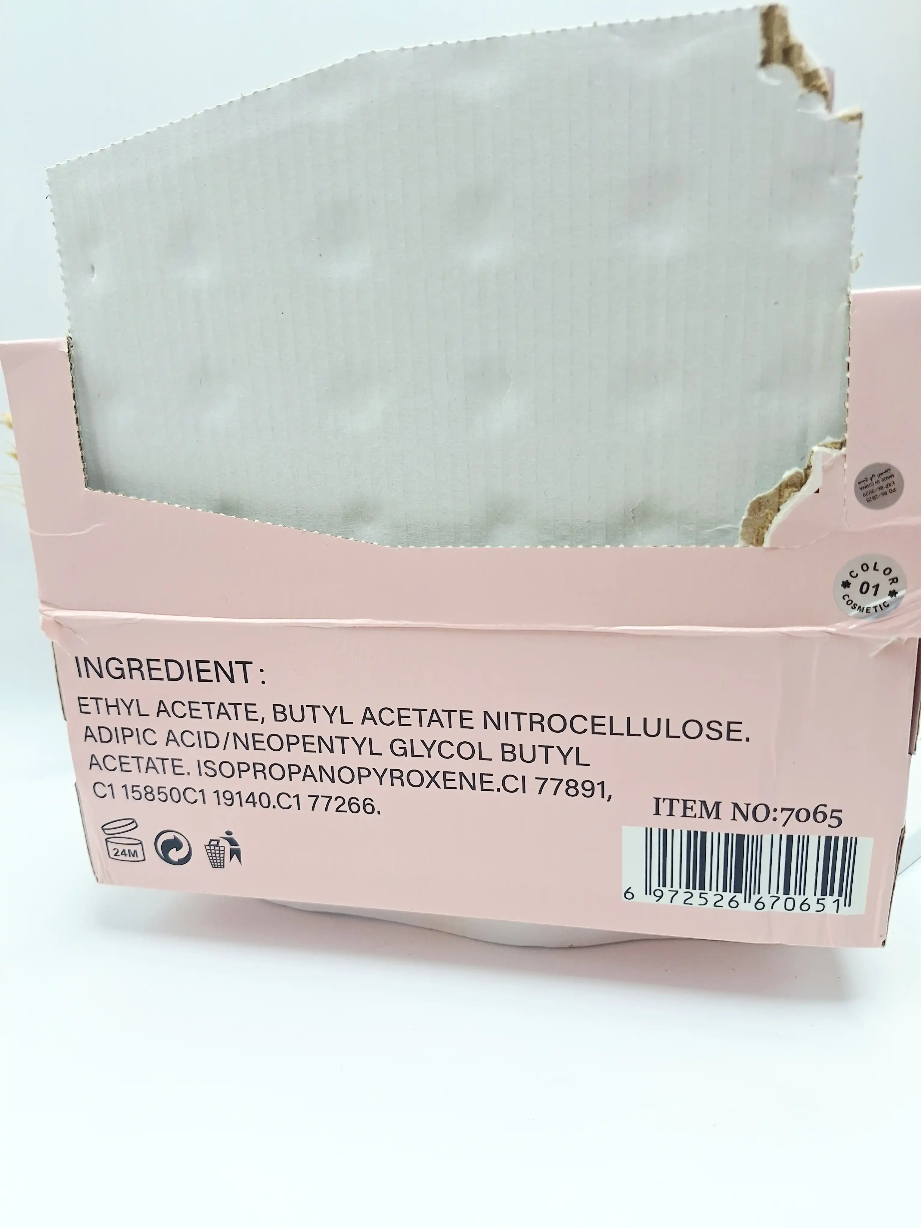 برق ناخن کیوت رنگبندی زیبا کد 7065